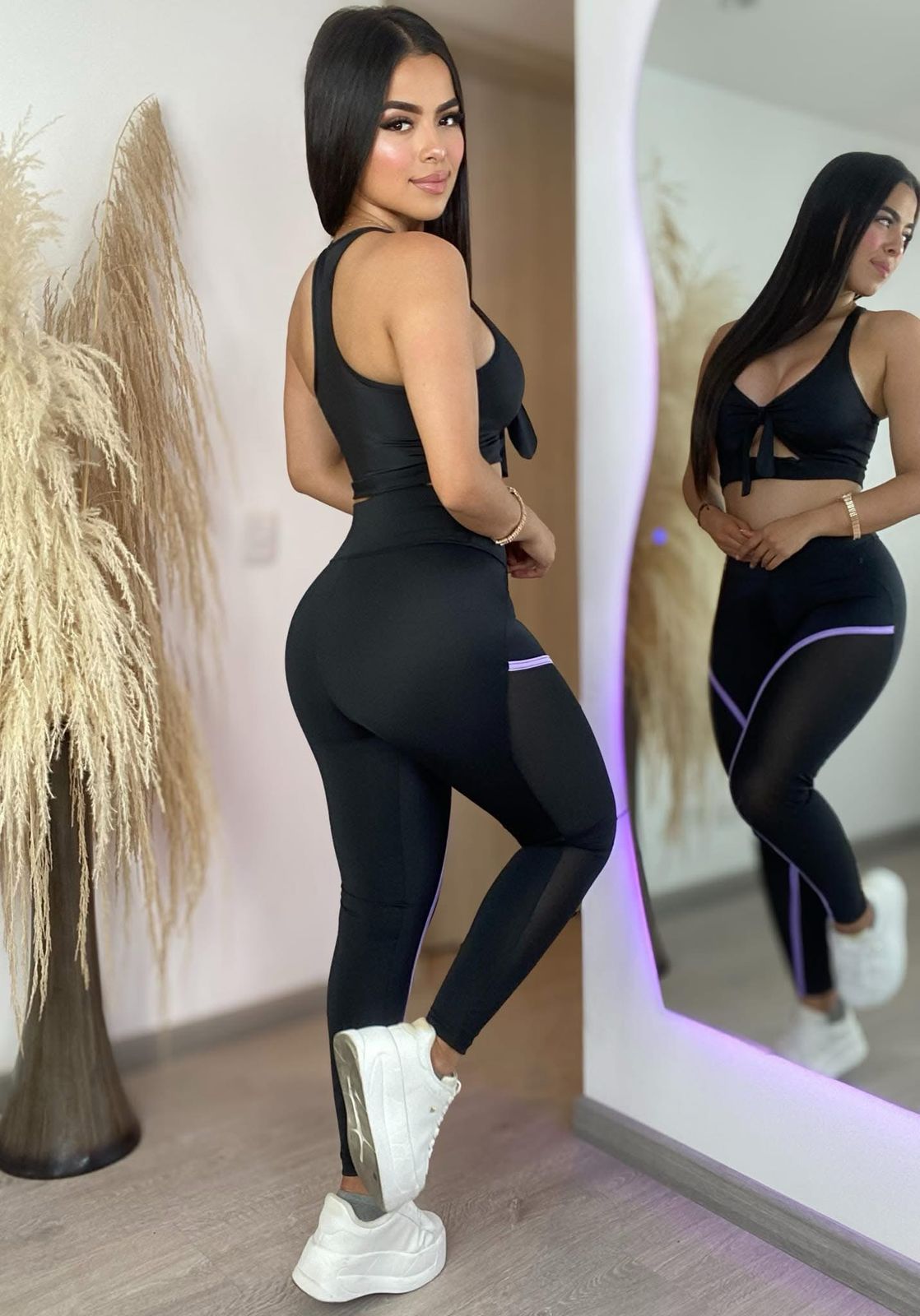 Conjunto Leggis Rayas