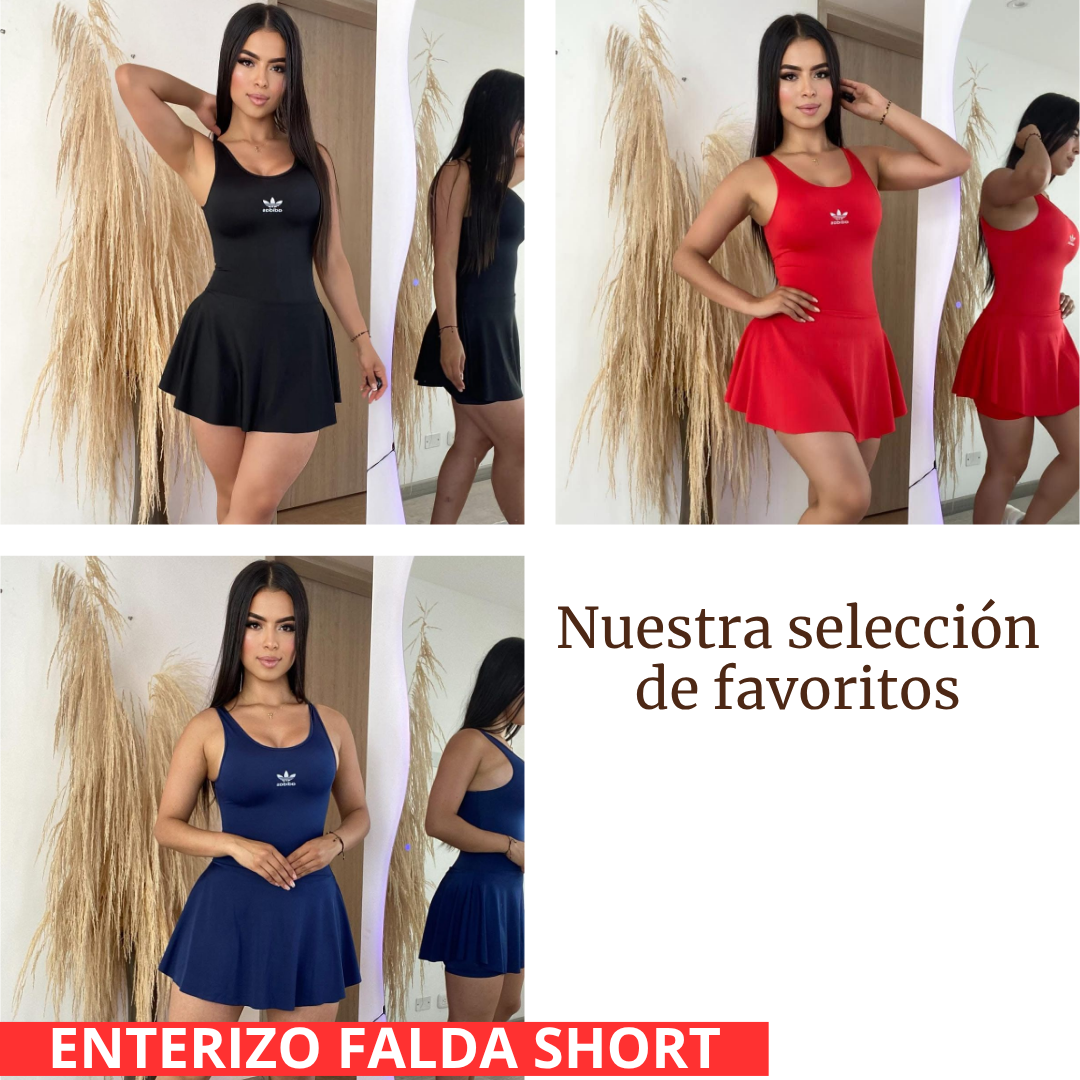 Enterizo Falda Short
