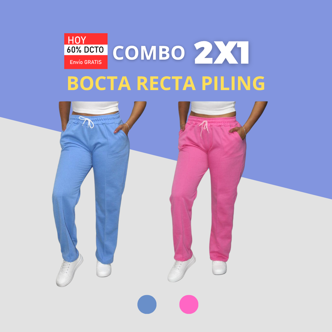 Pantalón Bota Recta x2