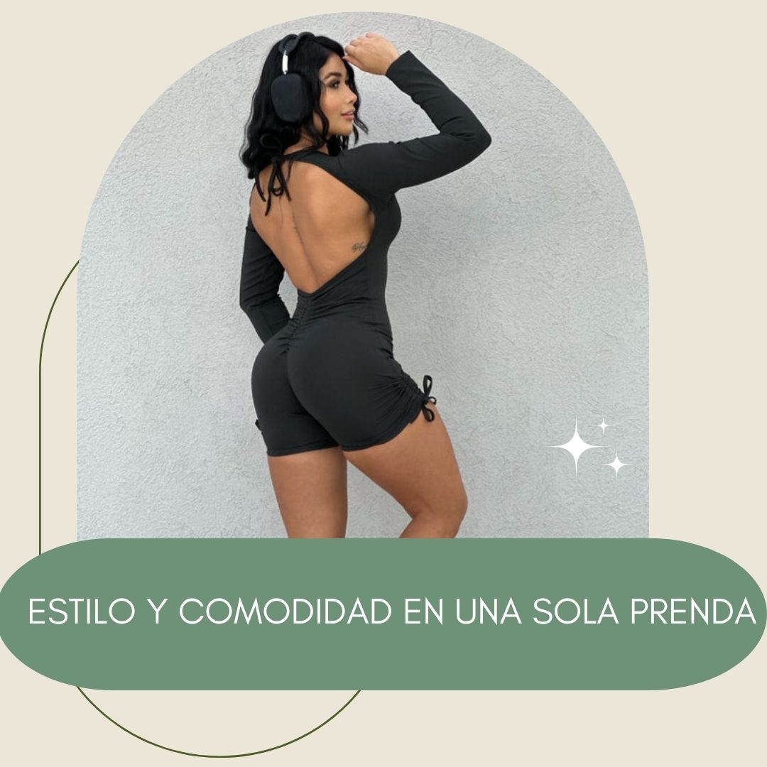 ENTERIZO CORTO MANGA LARGA