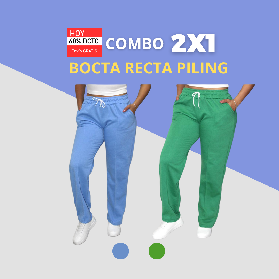 Pantalón Bota Recta x2