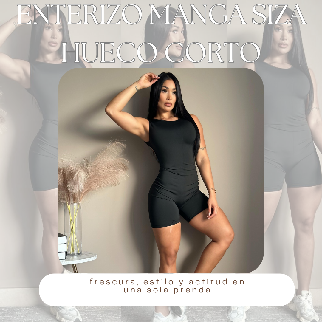 Enterizo Manga Siza Hueco Corto