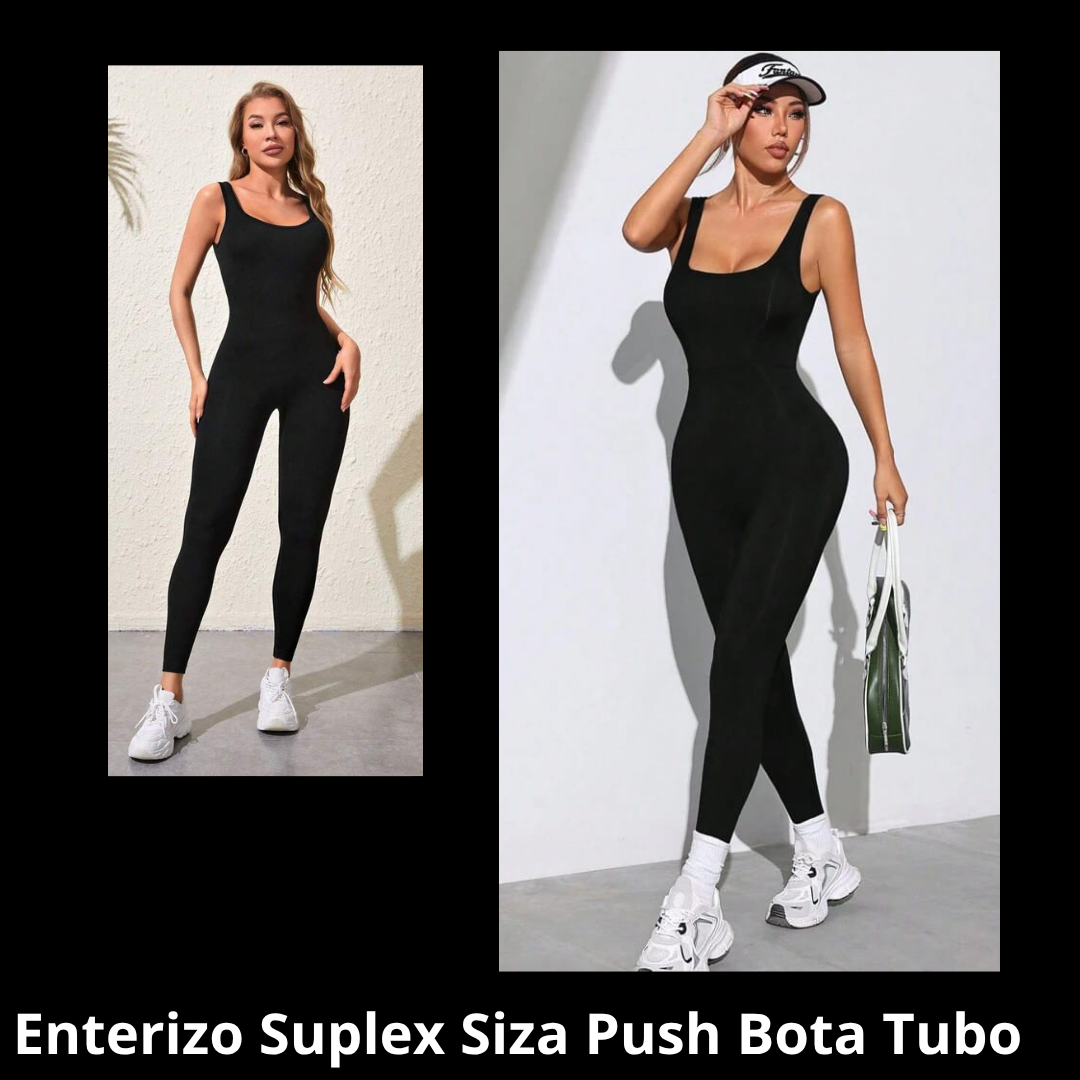 Enterizo Suplex Siza Push Bota Tubo