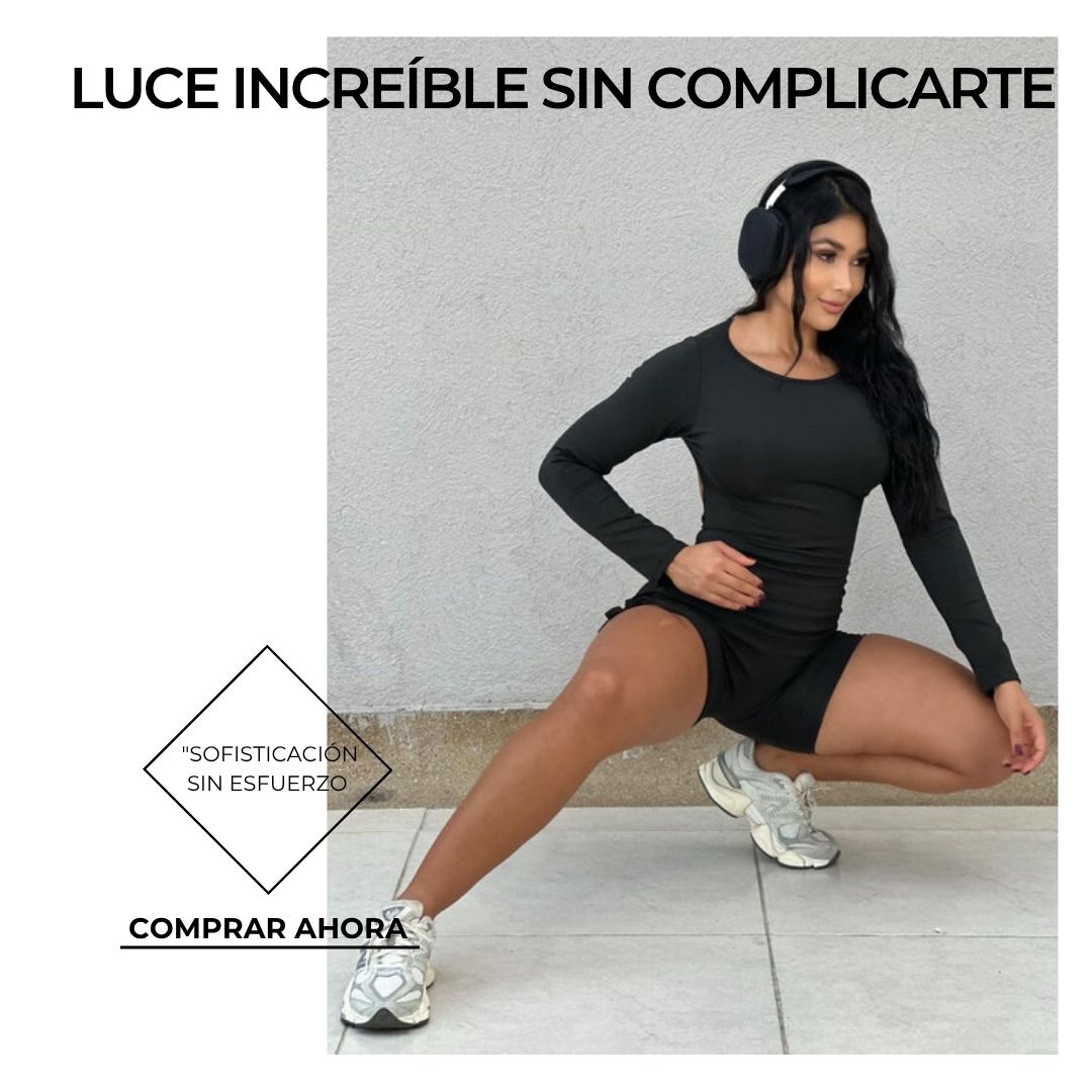 ENTERIZO CORTO MANGA LARGA