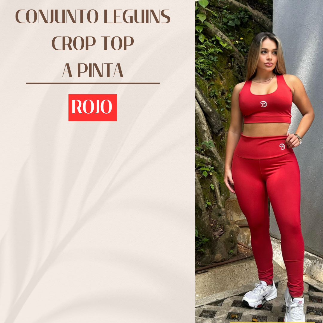 Conjunto Leguins Crop Top