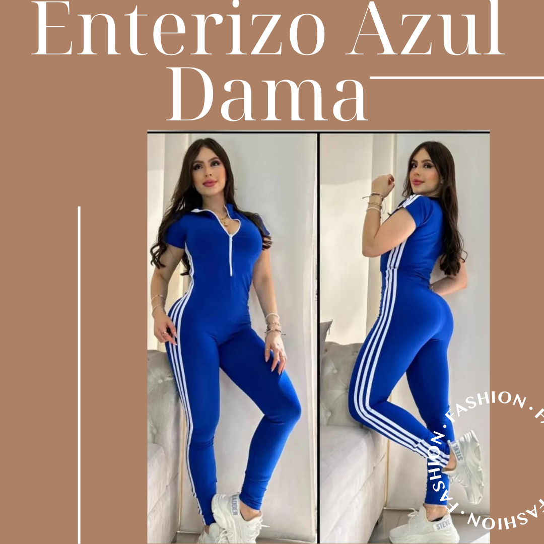 Enterizo Azul Tendencia