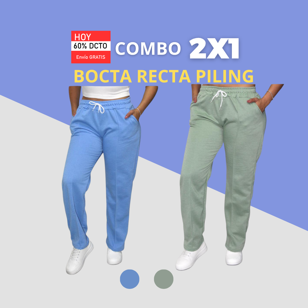 Pantalón Bota Recta x2