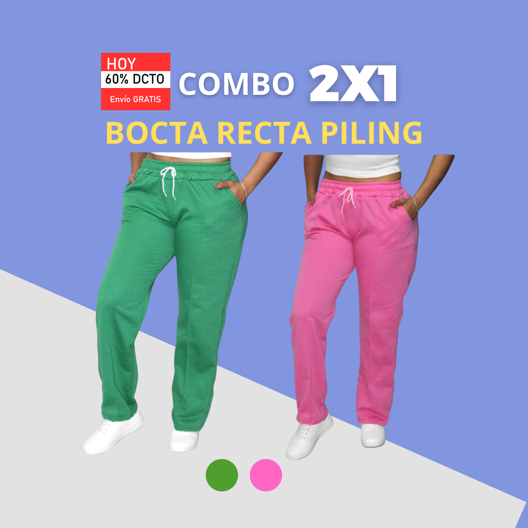 Pantalón Bota Recta x2