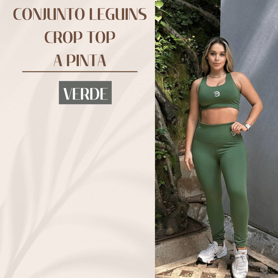 Conjunto Leguins Crop Top