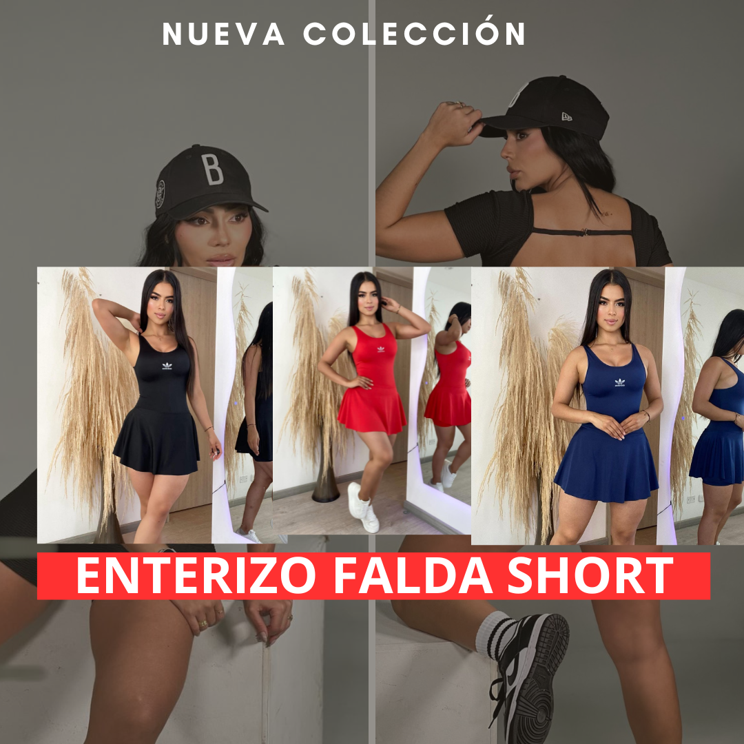 Enterizo Falda Short