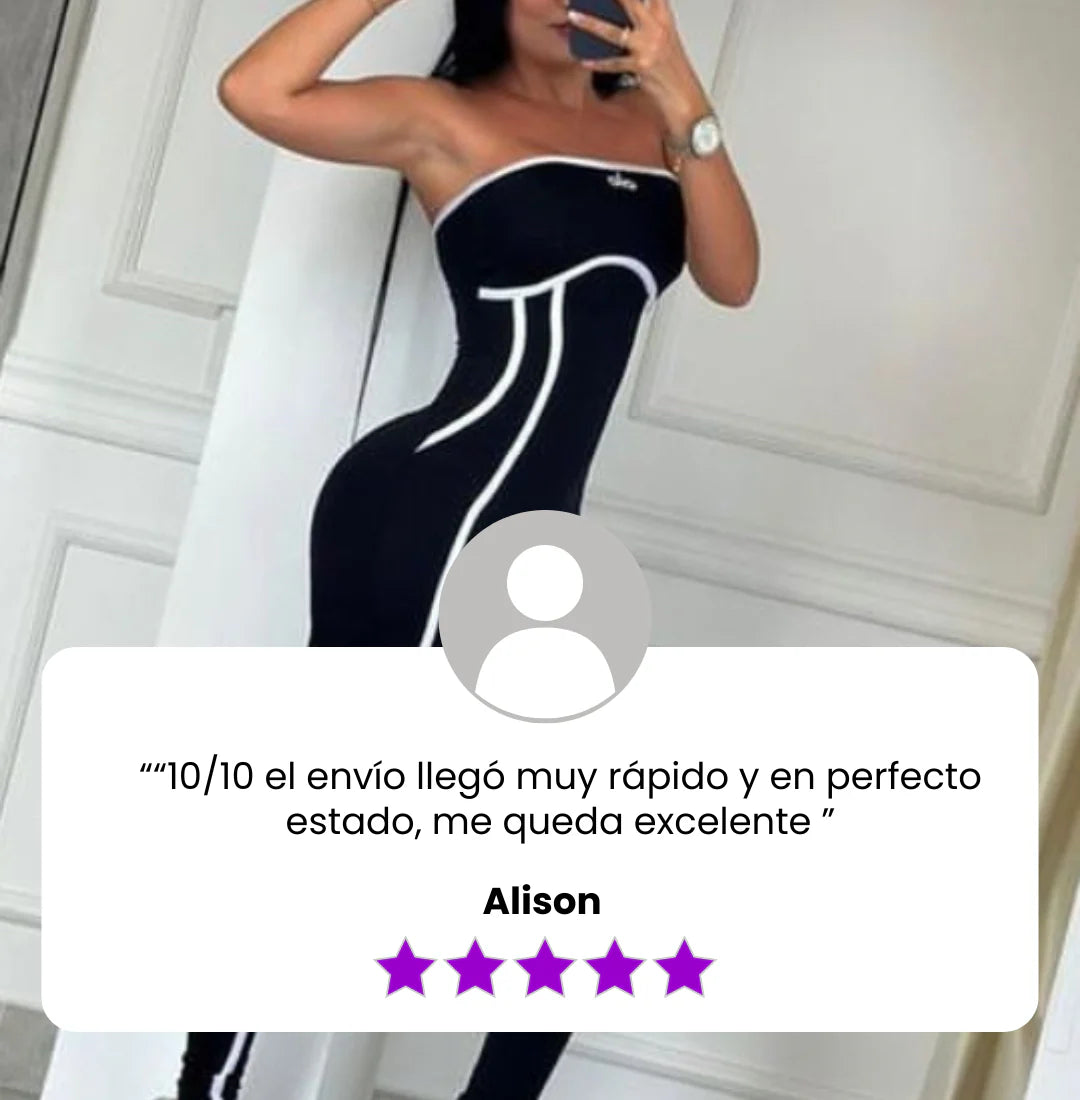 Enterizo Straple Sesgo Suplex