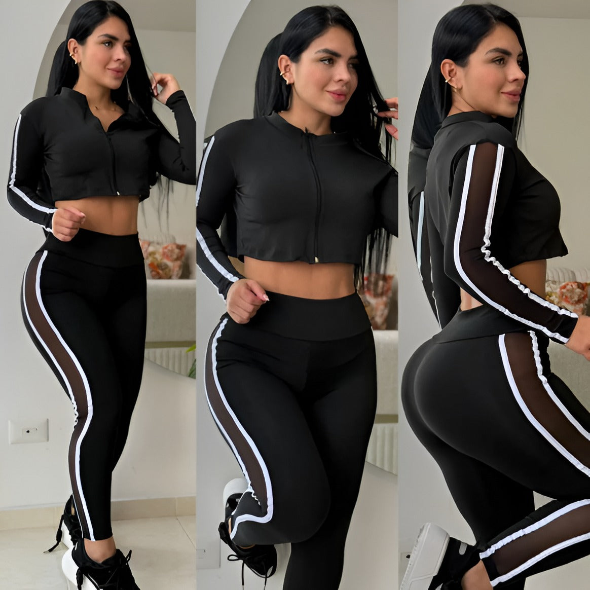 DUO LEGGINS CHAQUETA T/U Tipo de Tela: SUPLEX