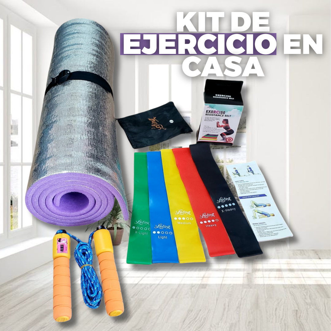 KIT DE EJERCICIO EN CASA– TU GIMNASIO PERSONAL EN UN SOLO SET