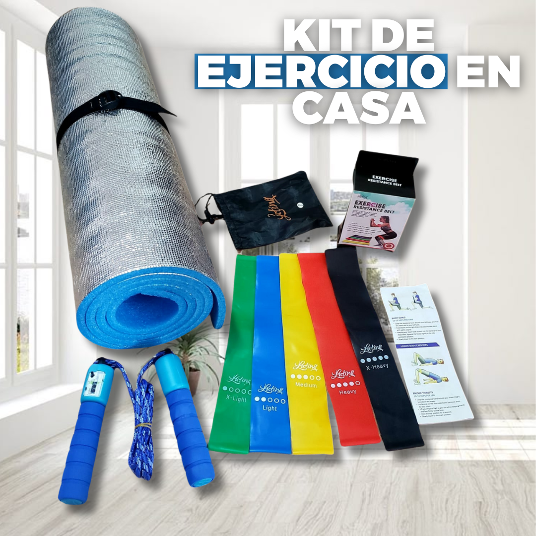 KIT DE EJERCICIO EN CASA– TU GIMNASIO PERSONAL EN UN SOLO SET