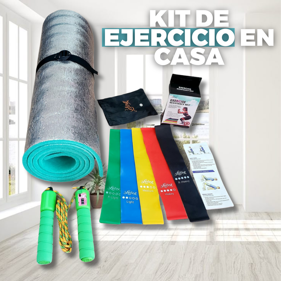 KIT DE EJERCICIO EN CASA– TU GIMNASIO PERSONAL EN UN SOLO SET