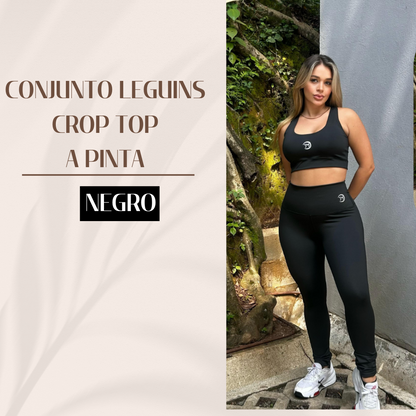 Conjunto Leguins Crop Top