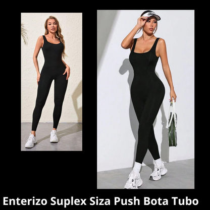 Enterizo Suplex Siza Push Bota Tubo