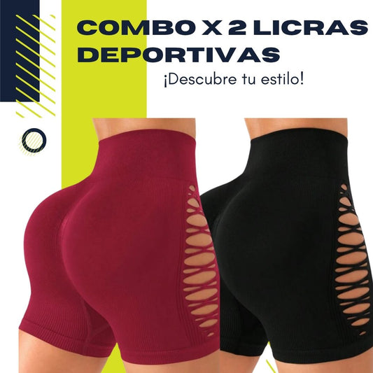 Combo X2 licras deportivas