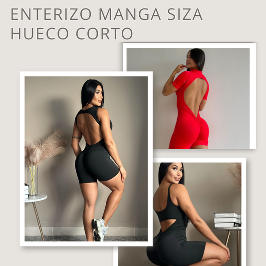 Enterizo Manga Siza Hueco Corto