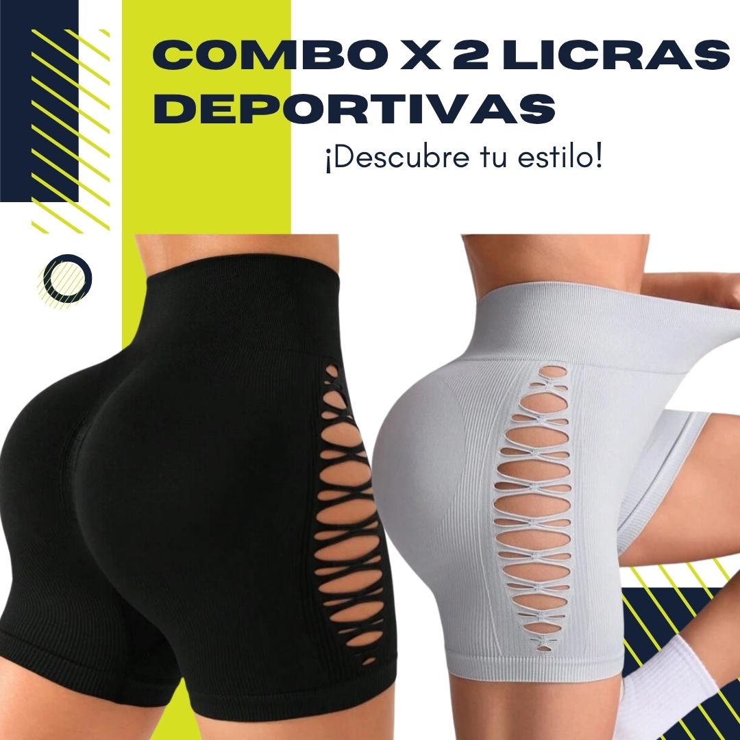 Combo X2 licras deportivas