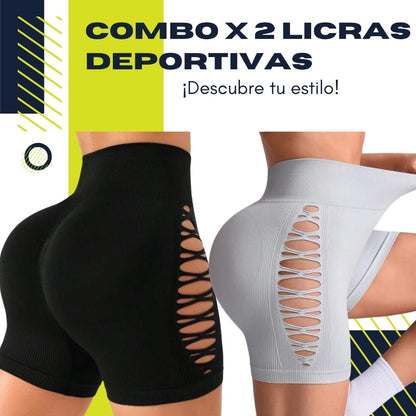 Combo X2 licras deportivas