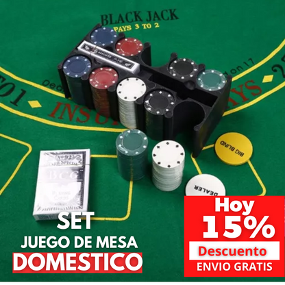 SET JUEGO DE CARTAS DOMESTICO