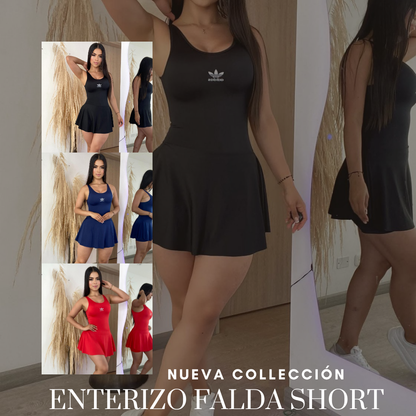 Enterizo Falda Short