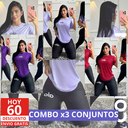 3 CONJUNTOS DEPORTIVOS CAMISA Y SHORT – ESTILO Y COMODIDAD