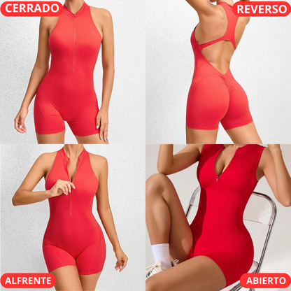 ENTERIZO CORTO ROJO