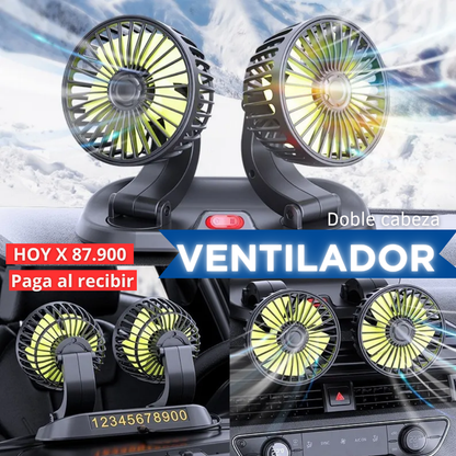 Ventilador De Doble Para Coche