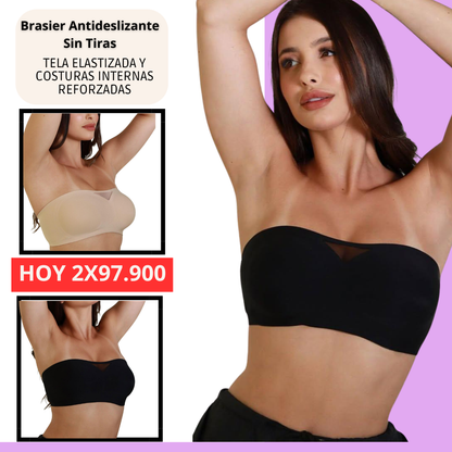 Brasier Antideslizante Sin Tiras