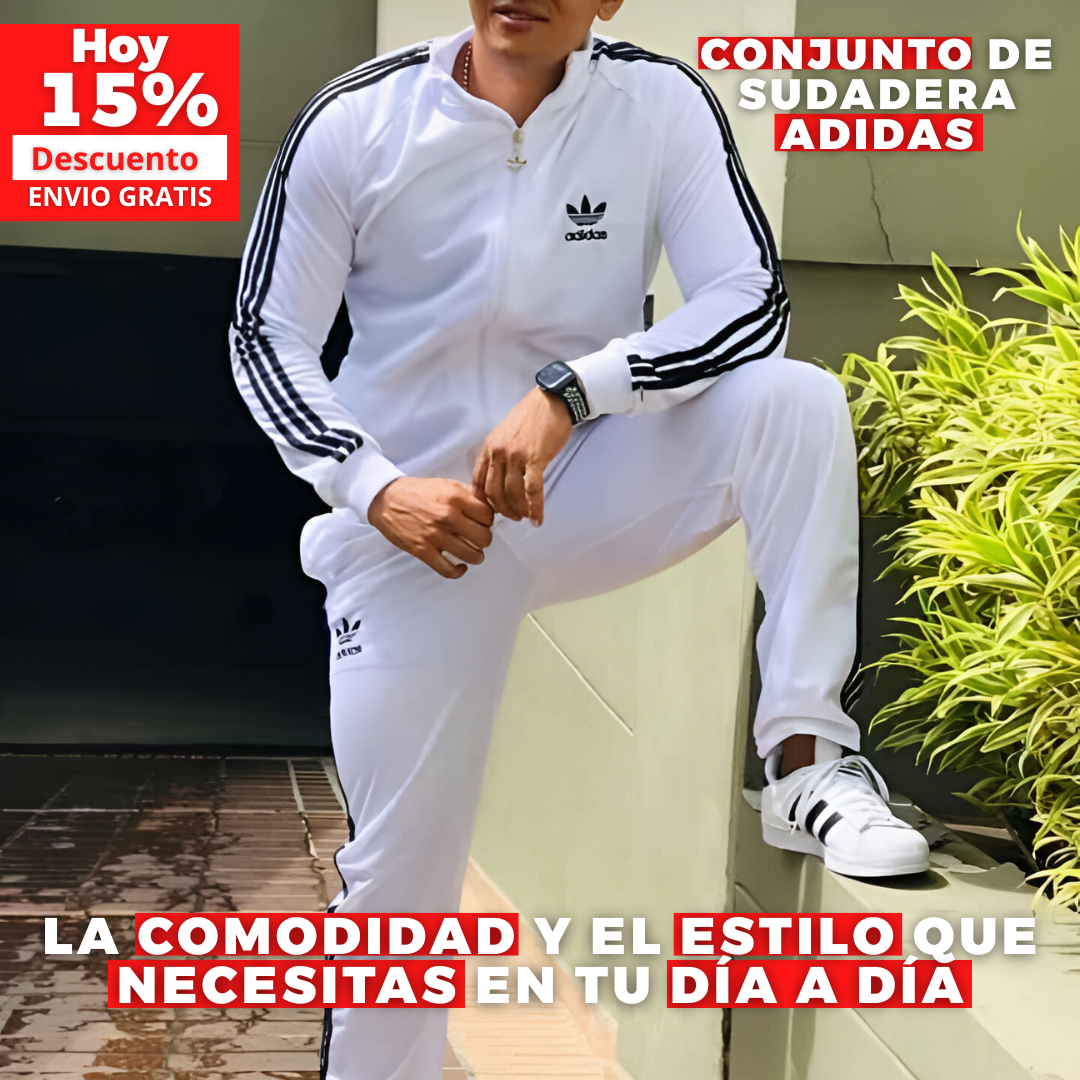 COMODIDAD Y ESTILO DIA A DIA: CONJUNTO ADIDAS